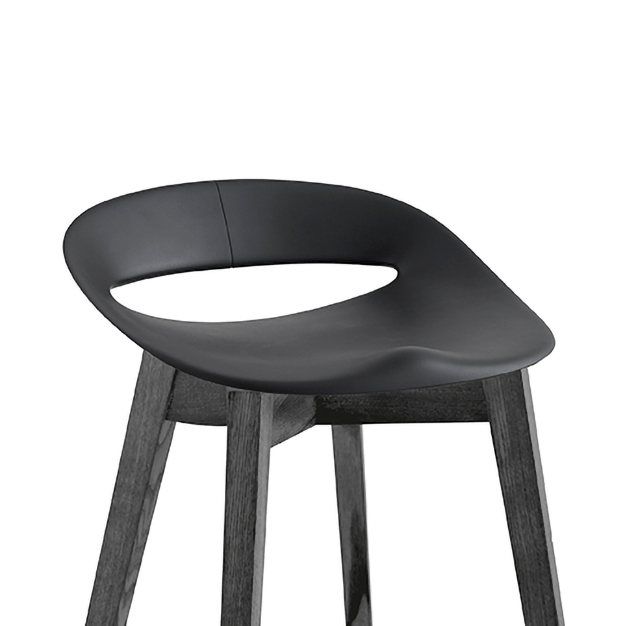 Connubia Calligaris Cosmopolitan Bar Stool Wood Legs